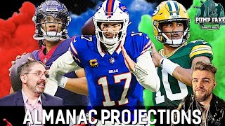 NFL Win Projections w Aaron Schatz  The Pump Fake [upl. by Leonid]