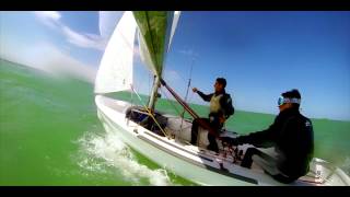 Sailing 420  GoPro Hero 3 [upl. by Galasyn]