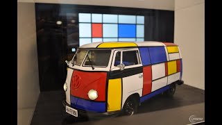 112 Sunstar VW T1 Samba bus Mondrian Ver Repaintamp LED tuning by MbW 이상원 [upl. by Yajet]