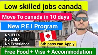 Canada 🇨🇦 Free Work Visa in 10 Days  New immigration program  PEI  NO IELTS No LMIA [upl. by Eneluj]