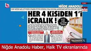 Niğde Anadolu Haber Halk TV ekranlarında [upl. by Arem424]