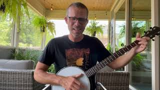 Cripple Creek  Clawhammer Banjo Song  Open G Tuning [upl. by Aizirtap]