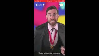 HQ Trivia  Tuesday October 31 2017 12pm PDT  Full Game [upl. by Llennoj]