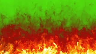 fire effect and Fire transition green screen effect video [upl. by Tenaej]