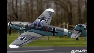 Dynam Messerschmitt BF109 V2 ScaleLike Flying [upl. by Weinshienk]