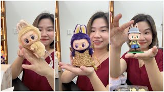 Unbox Labubu Pronounce  Halloween  Have A Seat  Châu Muối [upl. by Annuhsal]