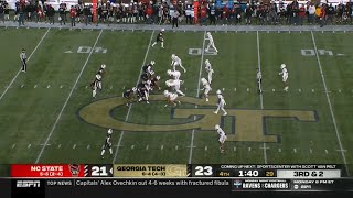 NC State vs Georgia Tech Exciting Ending  2024 College Football [upl. by Clercq]