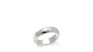 Sevilla Silver Hammered Band Ring [upl. by Euqinahs365]