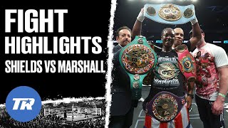 Claressa Shields Becomes Undisputed Champion Again Beating Savannah Marshall  HIGHLIGHTS [upl. by Bouton]