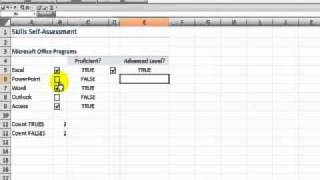 How to Add a Check Box Control to an Excel Form [upl. by Atirres]