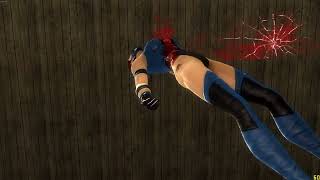 Kenshi ends Kitana Scatterbrained fatality edition3 Mortal Kombat 9  ryona [upl. by Lusa]