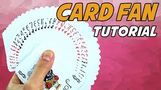 KARTEN FÄCHERN LERNEN  Card Fan TutorialErklärung [upl. by Eenad812]