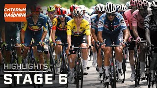 Critérium du Dauphiné 2024 Stage 6  EXTENDED HIGHLIGHTS  672024  Cycling on NBC Sports [upl. by Ima]