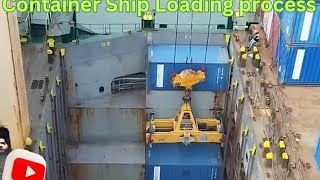 Container ship Loading Unloading Process at Terminal 🏗️ TheLogisticsTV ocean transport [upl. by Ellinnet746]