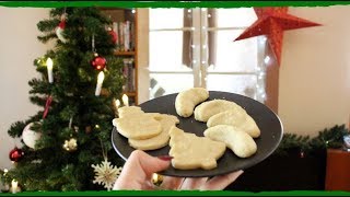 3 einfache VEGANE Plätzchen Sorten 🍪 Vlogmas  Lafi he [upl. by Enaej]