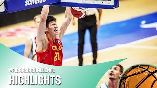 Kazakhstan v China  Highlights  FIBA Asia Challenge 2016 [upl. by Lauzon]