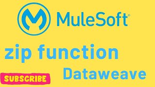 zip function in DataWeave  Dataweave 20 [upl. by Ahsekram]