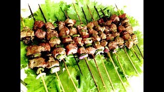 Brochettes de boeuf [upl. by Eniamahs103]