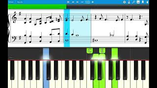 Serú Girán  Peperina piano tutorial Synesthesia [upl. by Kcirddot]