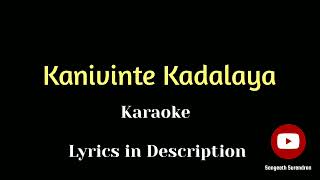 Kanivinte Kadalaya  Karaoke with LyricsUnplugged KaraokeSarjasAliShabeerEnte UmmaAlbumSangeeth [upl. by Mello]