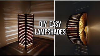 How to make simple and easy lampshade  DIY lampshade  home decoration ideas [upl. by Jeavons512]