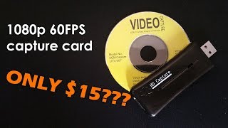 1080p 60 FPS HDMI capture card for only 15  UTV 007 HDMI USB Review [upl. by Onek]