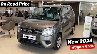 Maruti Suzuki Wagon R 2024 New Model  2024 New Model Wagon r  On Road Price Full Review [upl. by Bonine]