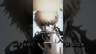 ichigo s first bankai  bleach editpinkile animecharacter edit jujutsukaisen [upl. by Adnale]