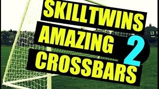 Amazing Football Crossbar Trickshots ★ SkillTwins [upl. by Sila]