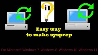 Sysprep in half minute  Easy way to make SysPrep for Windows 7  8  81  10  11 [upl. by Repsag289]