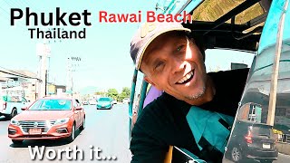 Traveling to Phuket Thailand Rawai Beach Town First Time Whats it Like FindingFishphuket [upl. by Rimisac502]