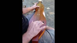 Amazing Grace on mountain dulcimer Drone style Tabs in Description [upl. by Mueller]