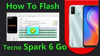 How To Flash Tecno Spark 6 Go KE5J Stock Firmware Install Dead Boot Repair With Free Tool [upl. by Cilurzo671]