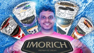 Imorich Ice Cream  හොදම Imorich flavor එක මොකද්ද   Eatscorner [upl. by Nepsa]