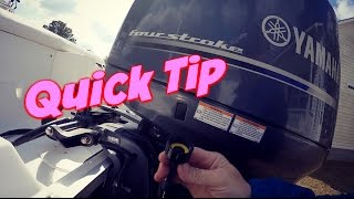 How to Flush Saltwater from a Yamaha 4 Stroke Outboard [upl. by Chappie]