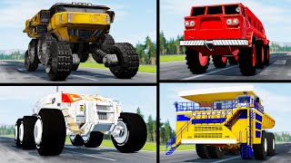 Belaz vs ZIL 167 vs Terra vs Baserunner  Who is better  Beamng drive [upl. by Noslen]