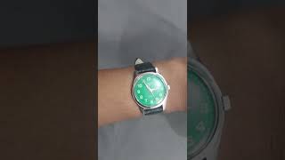 HMT pilot green dial watch for men hand winding movement [upl. by Paulina]