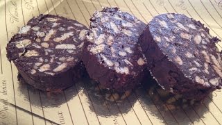 Ricetta del salame al cioccolato dellex pasticcere [upl. by Ettezel]