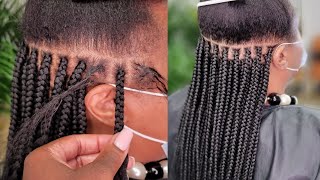 How To Box Braids 🔥 [upl. by Furlani605]