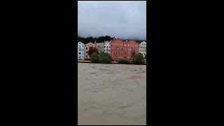 Hochwasser in Innsbruck [upl. by Namdor103]