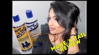 Mane N Tail Shampoo amp Conditioner Review [upl. by Robaina]