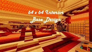 64x64 Factions Base Tour Minecraft Faction Interior Design Ep 9 W Download [upl. by Aiem]