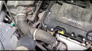 How to replace Chevy Cruze Thermostat  FAST amp EASY  MalibuImpalla [upl. by Carbo]