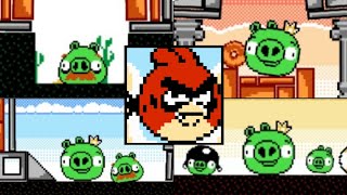 Angry Birds Famicom  All Bosses  Cutscenes Luta dos Bosses [upl. by Sonia]