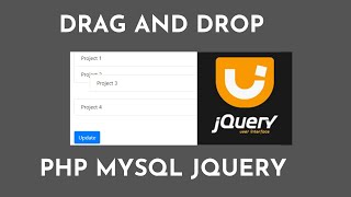 html list sorting drag drop jquery php mysql [upl. by Heinrik16]