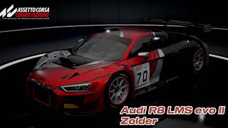 ACC Setup Guide Audi R8 LMS evo II Stable Race Setup  Zolder [upl. by Noitna298]