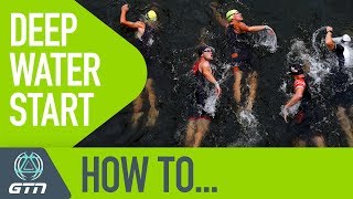 How To Deep Water Start  Master Your Open Water Swim [upl. by Alurd]