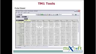 COGNOS TM1 ARCHITECTURE Online Training  TM1 Overview  maxsoftsolutions [upl. by Ahscrop]