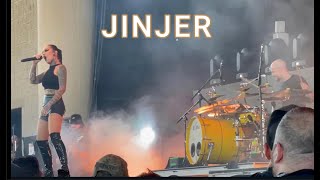 Jinjer performs Perennial Live  Tatiana Shmayluk Singing Strong Urkaine Band in Indy [upl. by Inirt254]