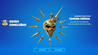 COMO COMPLETAR A MISSÃO CAVEIRA CRÓCEA MAIS RÁPIDO  FORTNITE [upl. by Ahsinej]